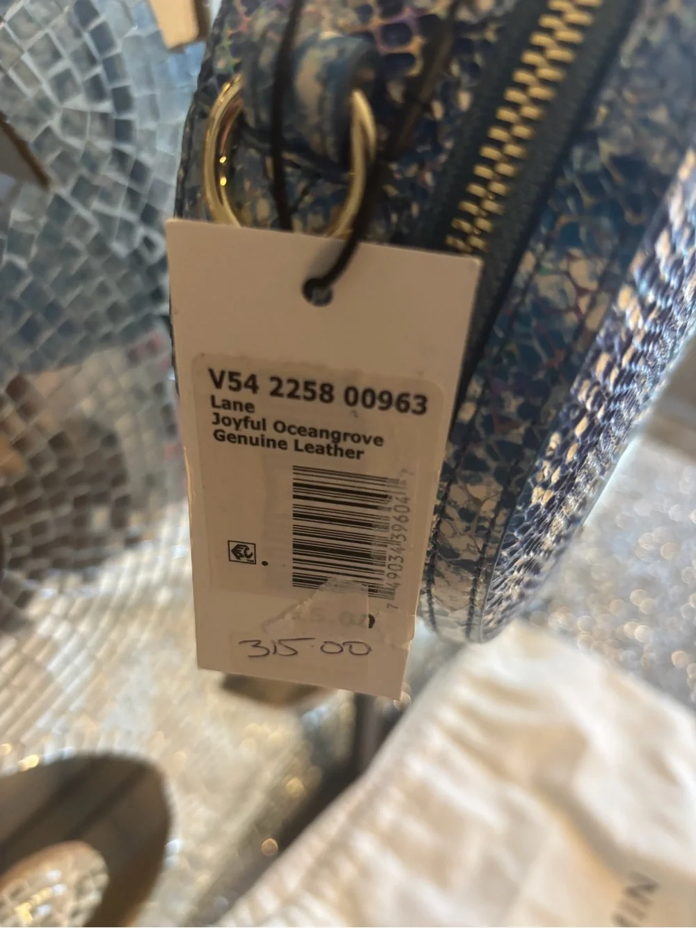 ⭐️Brahmin Lane Joyful Oceangrove Leather Handbag